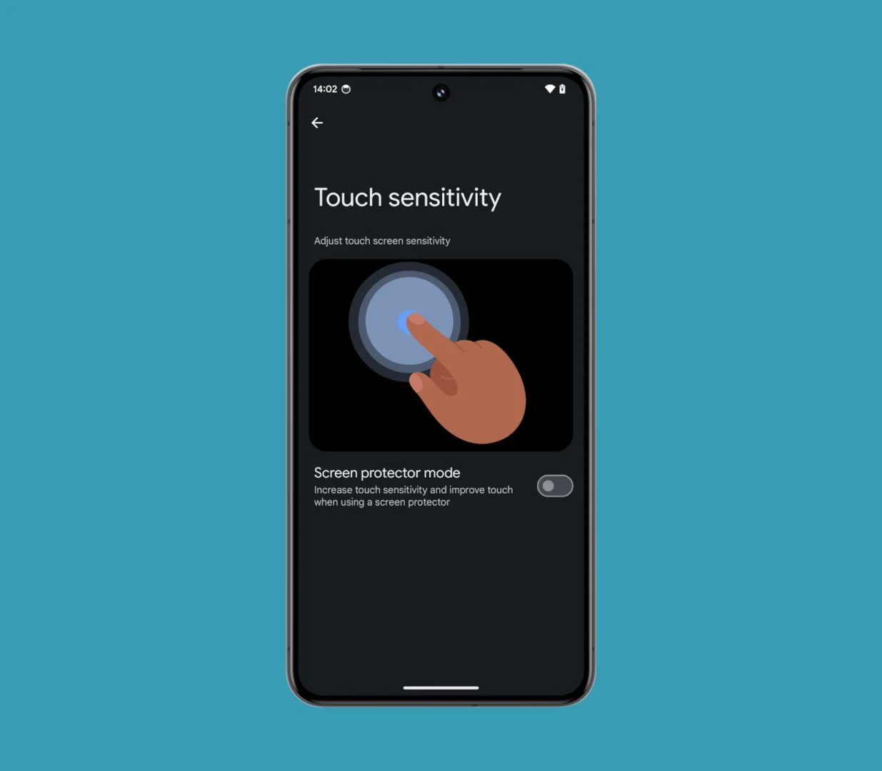 ویژگی Adaptive Touch صفحه لمسی سری Pixel 9