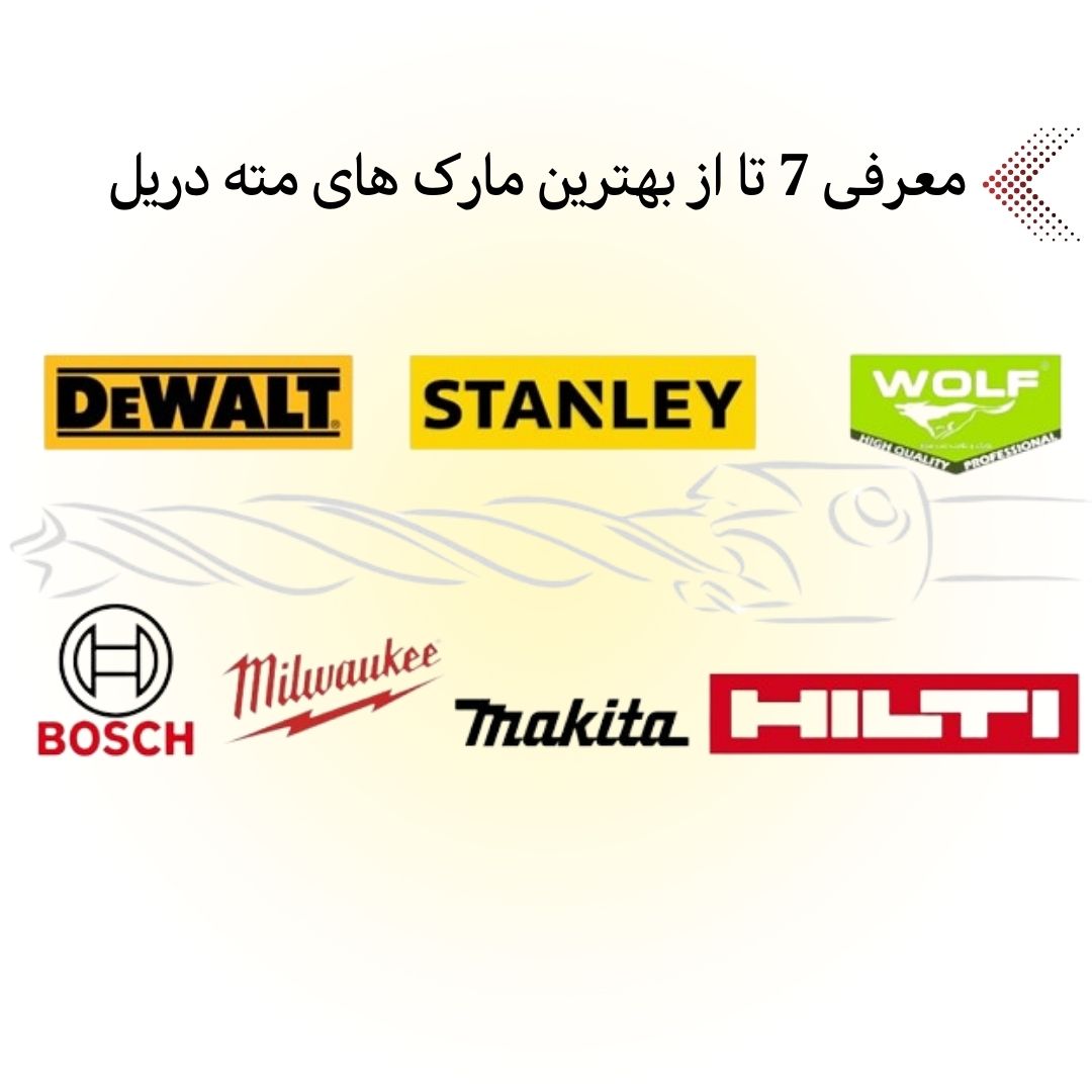 معرفی 7 تا از بهترین مارک های مته دریل