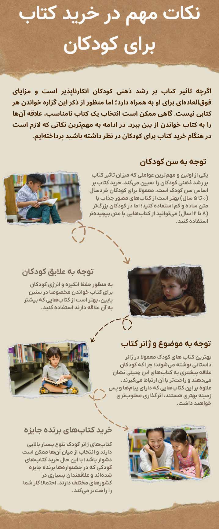 نکات مهم در خرید کتاب برای کودکان