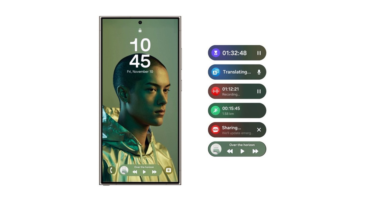 آپدیت One UI 7 بتا سامسونگآپدیت پایدار چه زمانی منتشر می شود؟ Now Bar