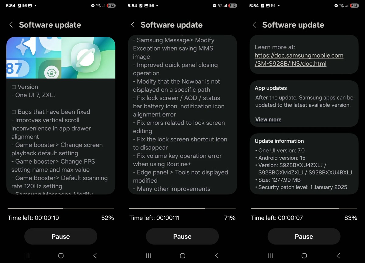 آپدیت بتا 3 One UI 7 سامسونگ برای سری گلکسی S24 آپدیت بتا 3 One UI 7 سامسونگ برای سری گلکسی S24
