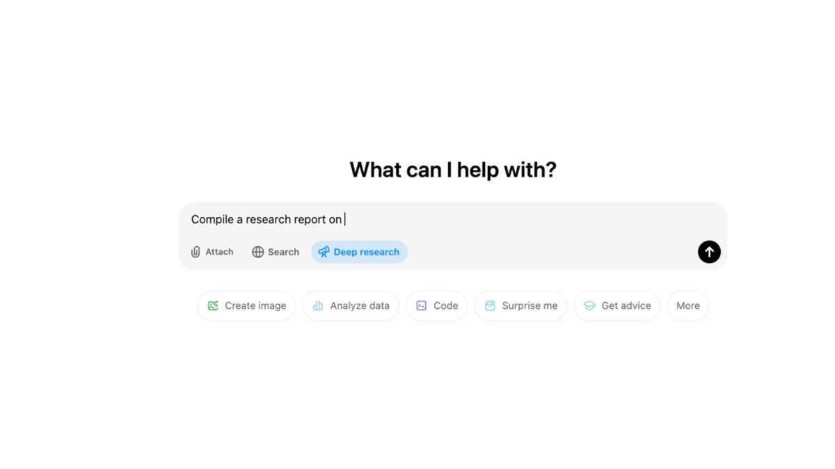 مدل Deep Research هوش مصنوعی ChatGPT