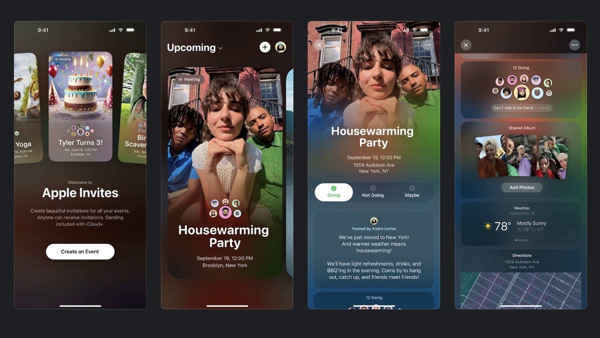 اپلیکیشن Invites اپل اپلیکیشن Invites اپل