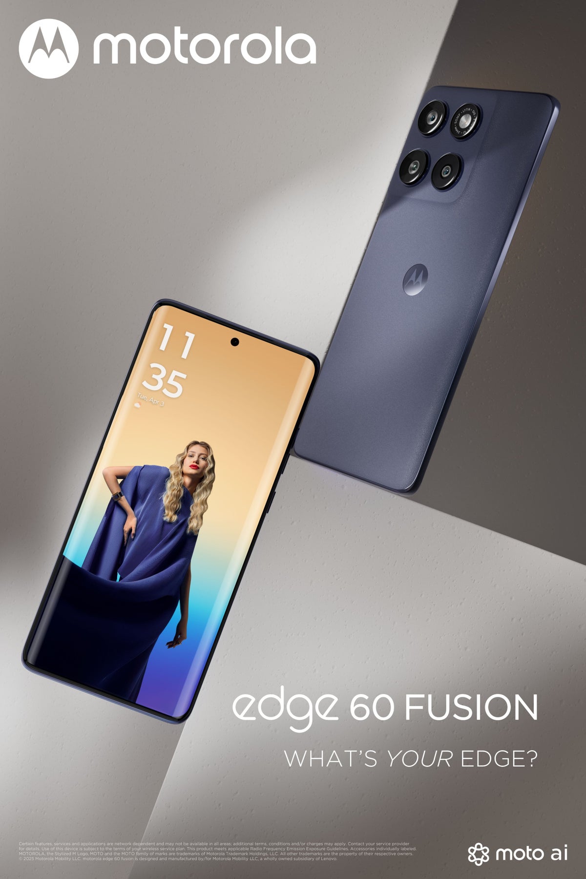 نگاهی به طراحی موتورولا Edge 60 Fusion