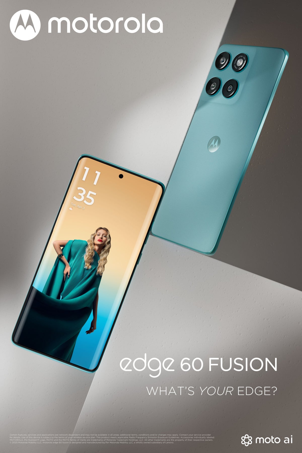 نگاهی به طراحی موتورولا Edge 60 Fusion